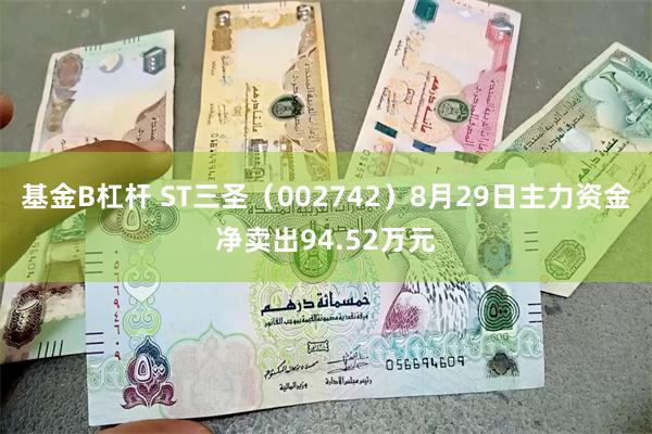 基金B杠杆 ST三圣（002742）8月29日主力资金净卖出94.52万元